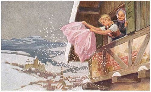 Illustration for Frau Holle