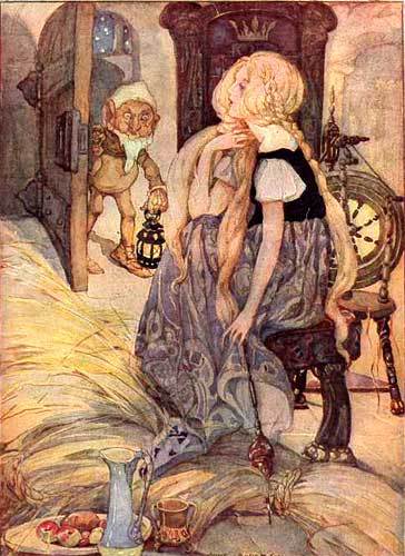 Illustration for Rumpelstiltskin by Anne Andersen