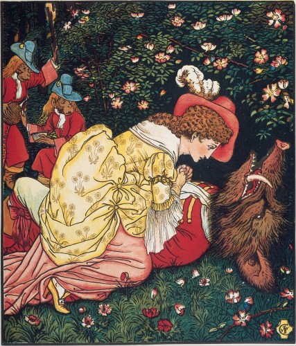 Beauty and the Beast 2 by Walter Crane